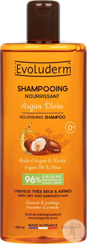 Evoluderm Shampoing Nourrissant Argan Divin 400ml