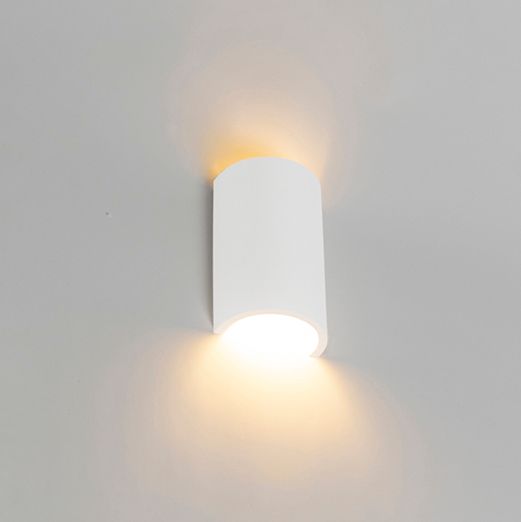 Moderne wandlamp wit rond - Colja Novo