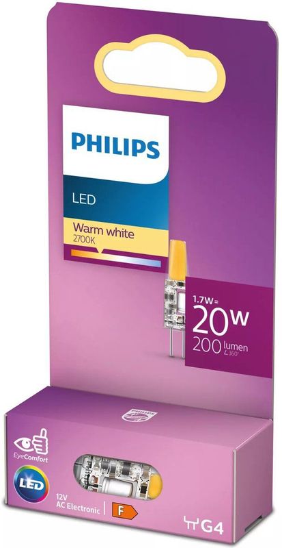 Philips - LED Capsule - G4-Fitting - Energiezuinig - 90% Minder Verbruik
