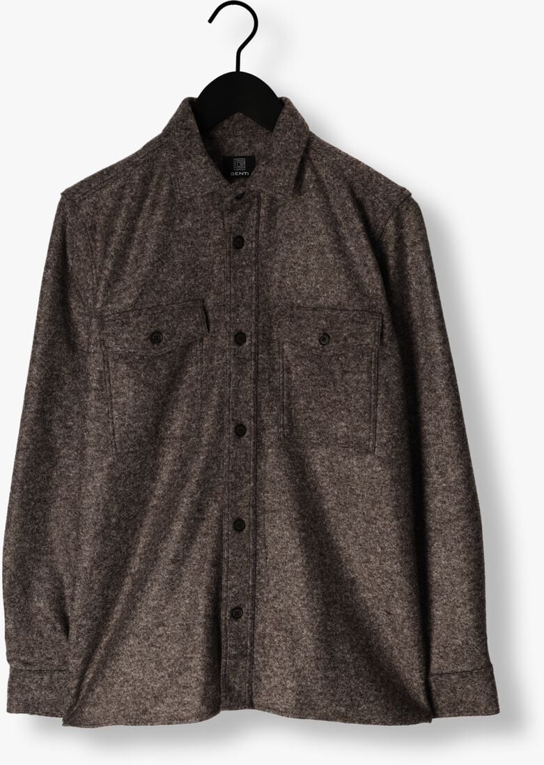 GENTI bruine genti overshirt s8292-1983