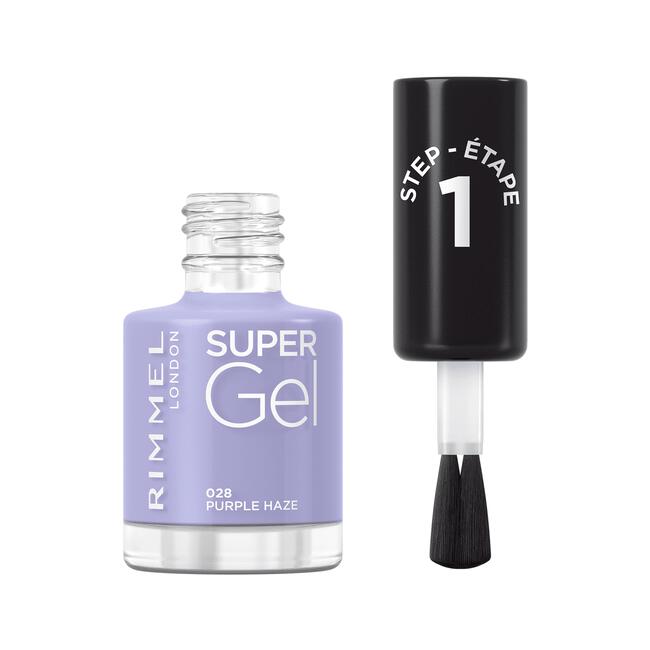 Rimmel SuperGel Nail Polish Lacquer Purple Haze 028 12 ML