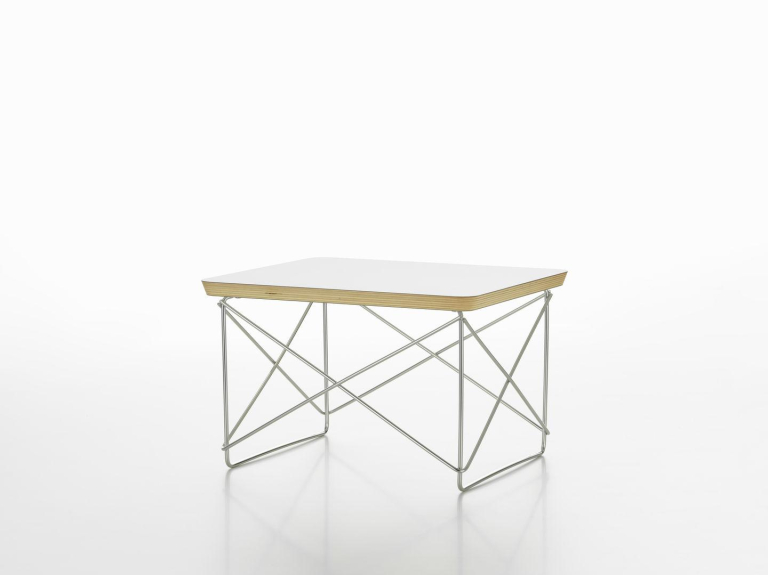Vitra Occasional LTR salontafel chrome onderstel HPL Black