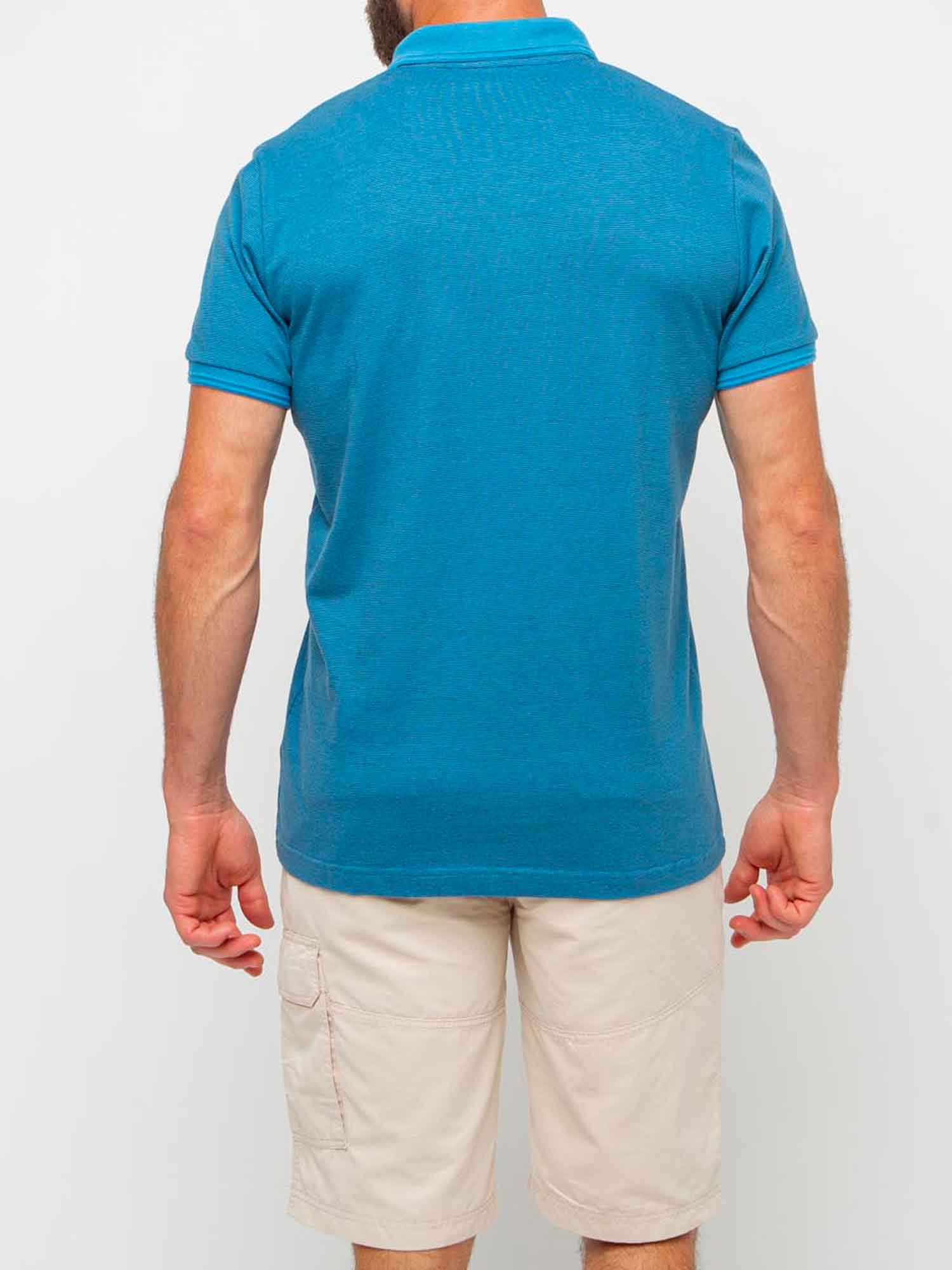 Polo Homme Coton Biologique Bleu