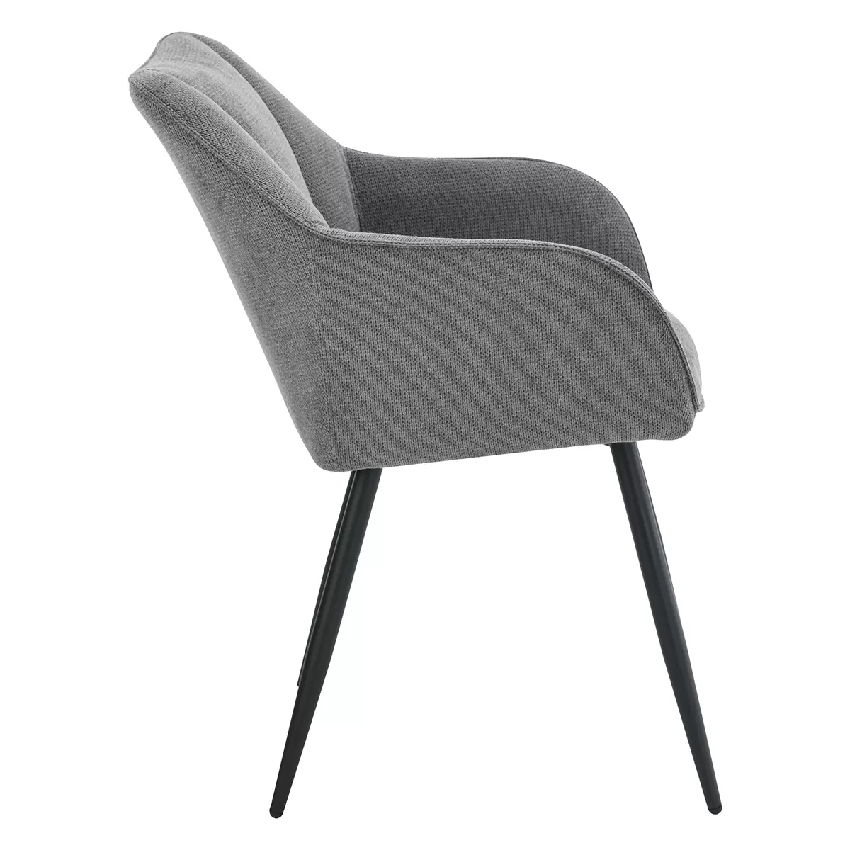 Stuhl Caro II grau,schwarz
