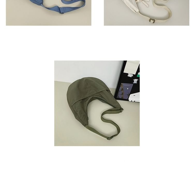 EAVALURE - Matching effen nylon crossbodytas voor koppels