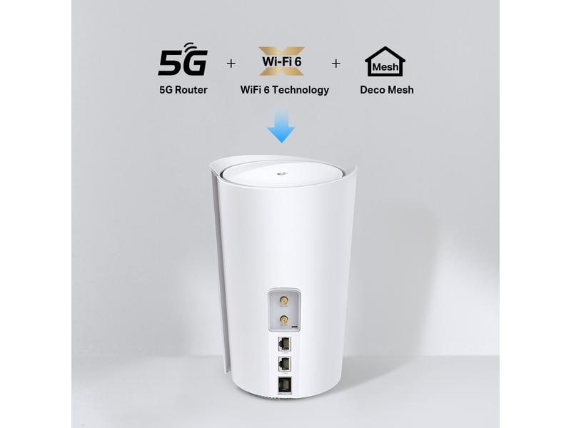 TP-Link 5G-Router Deco X50-5G 5G AX3000 Mesh WiFi 6 Gateway