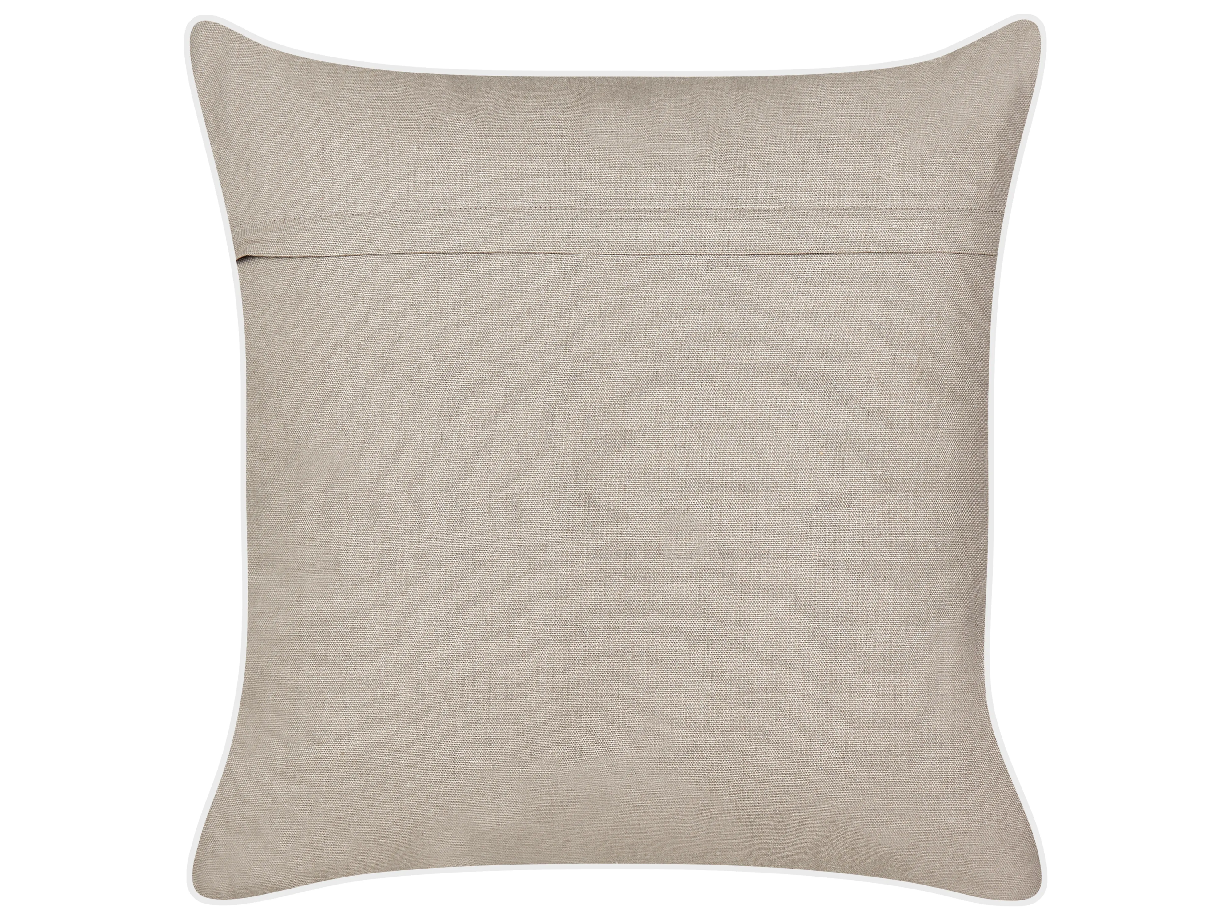 Set van 2 sierkussens CERAMIUM Fluweel 45 x 45 cm Pastelroze bloempatroon