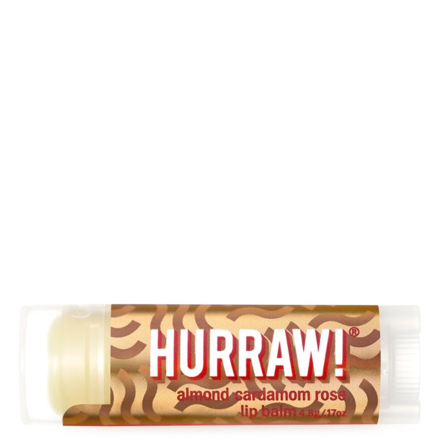 Hurraw! Almond Cardamom Rose Lip Balm 4,8g