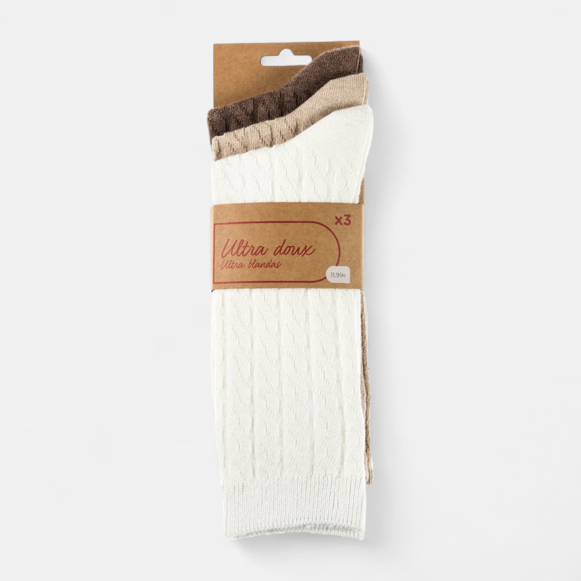 Chaussettes Femme beige