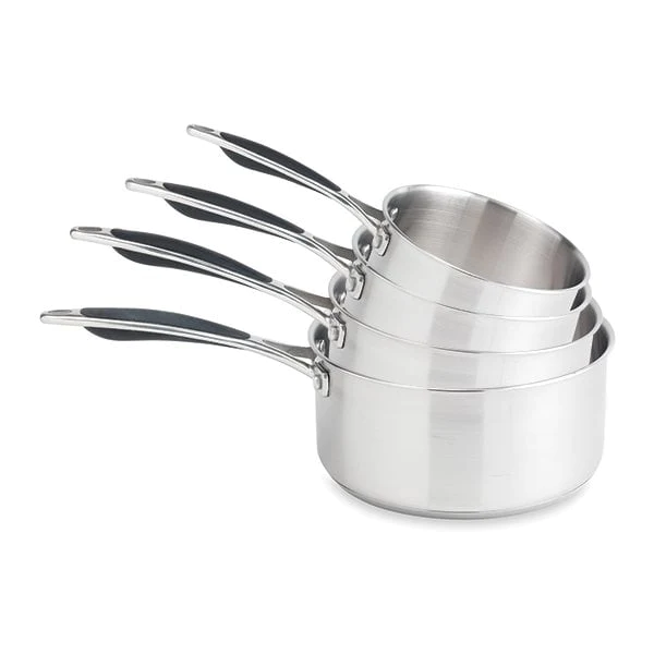Lot de 4 casseroles Excell'inox 14, 16, 18, 20 cm Mathon