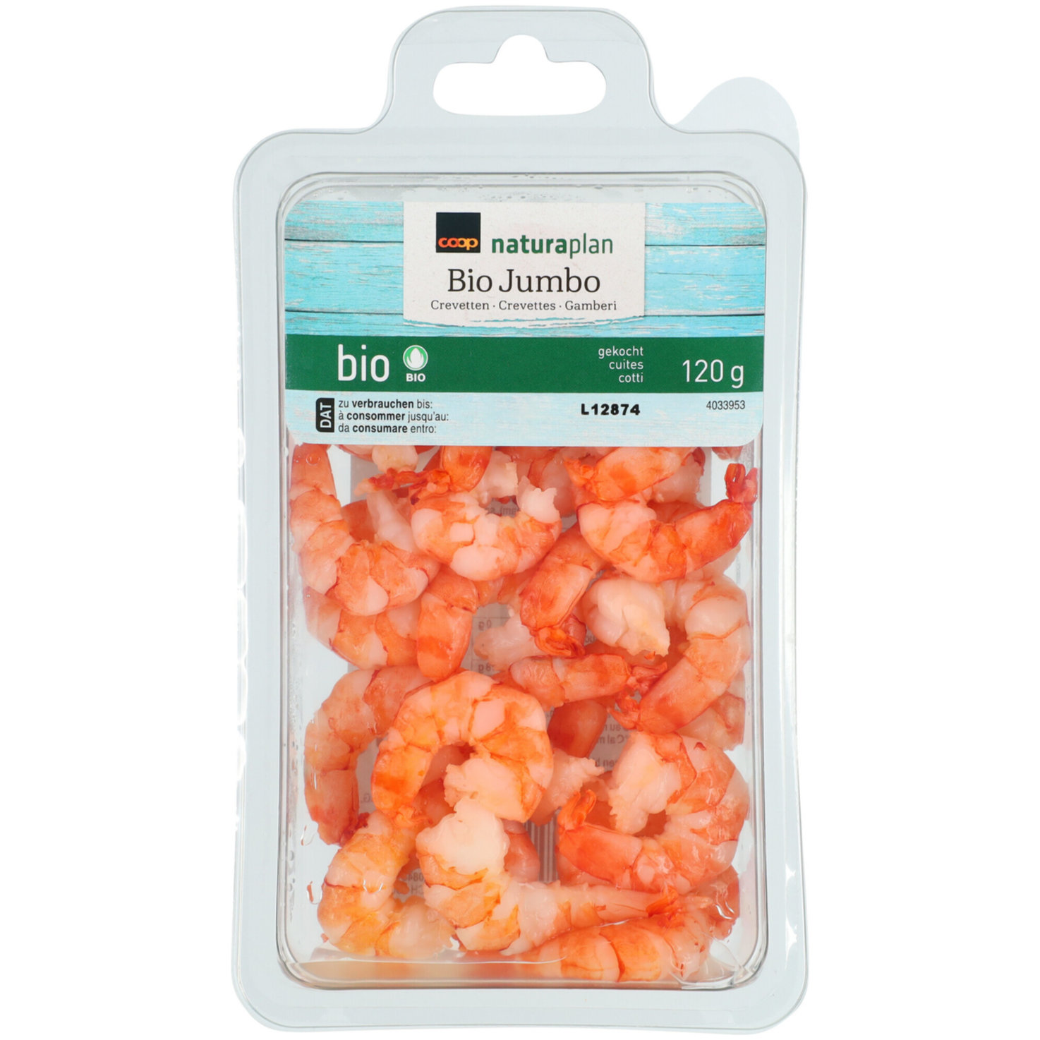 Naturaplan Bio Jumbo Crevetten gekocht