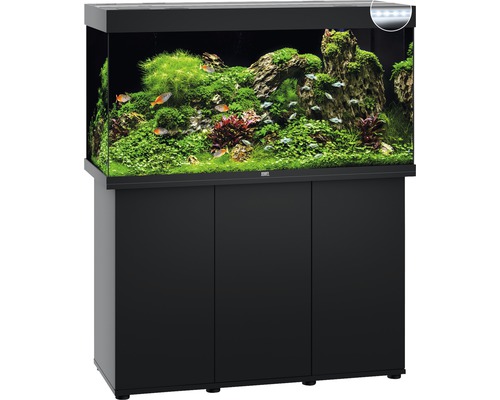 JUWEL Rio 350 SBX aquariumcombinatie met ledverlichting, verwarming, filter en zwarte kast
