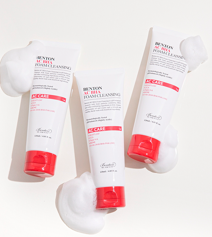 Benton - Gel de limpeza AC BHA para pele oleosa
