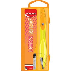 Coffret de compas STUDY NEON, assorti