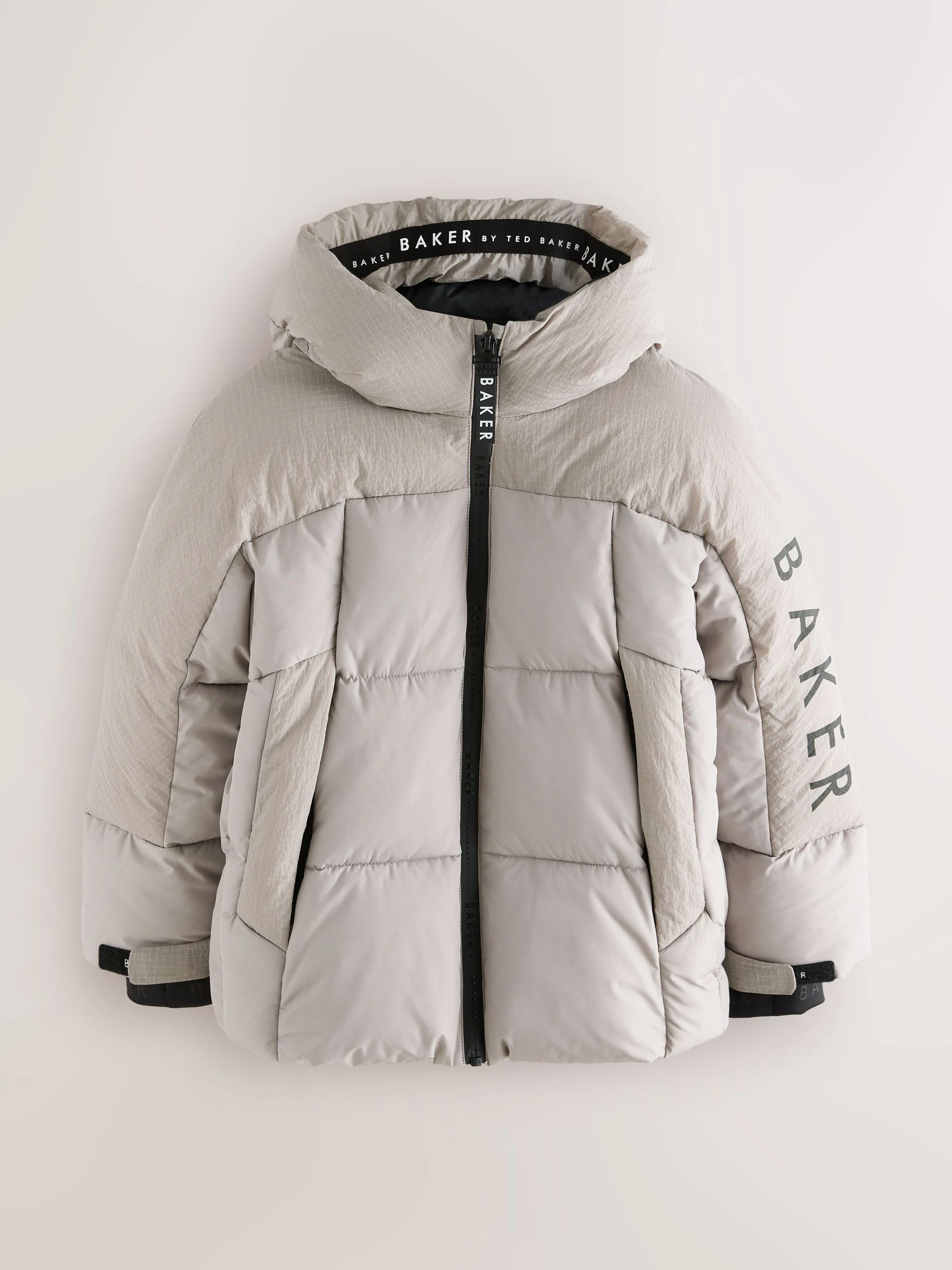 Baker by Ted Baker Baker by Ted Baker Naturel Regenbestendige Gevoerde jas
