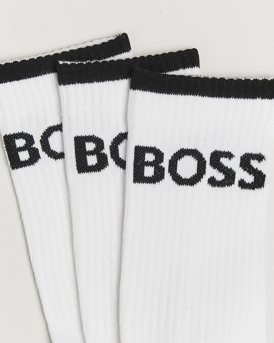 BOSS BLACK 6-Pack Sport Socks White