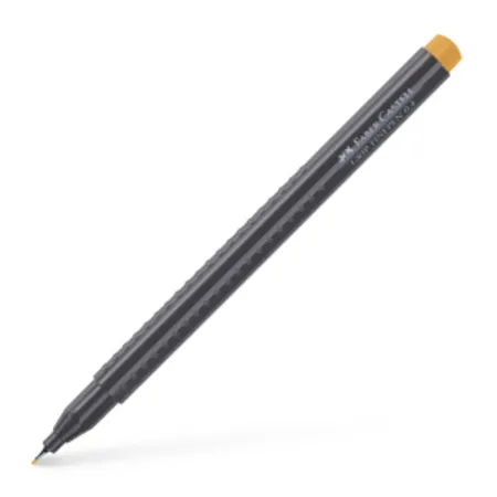 Faber-Castell Feinschreiber Finepen Grip 0,4 mm, braun ocker