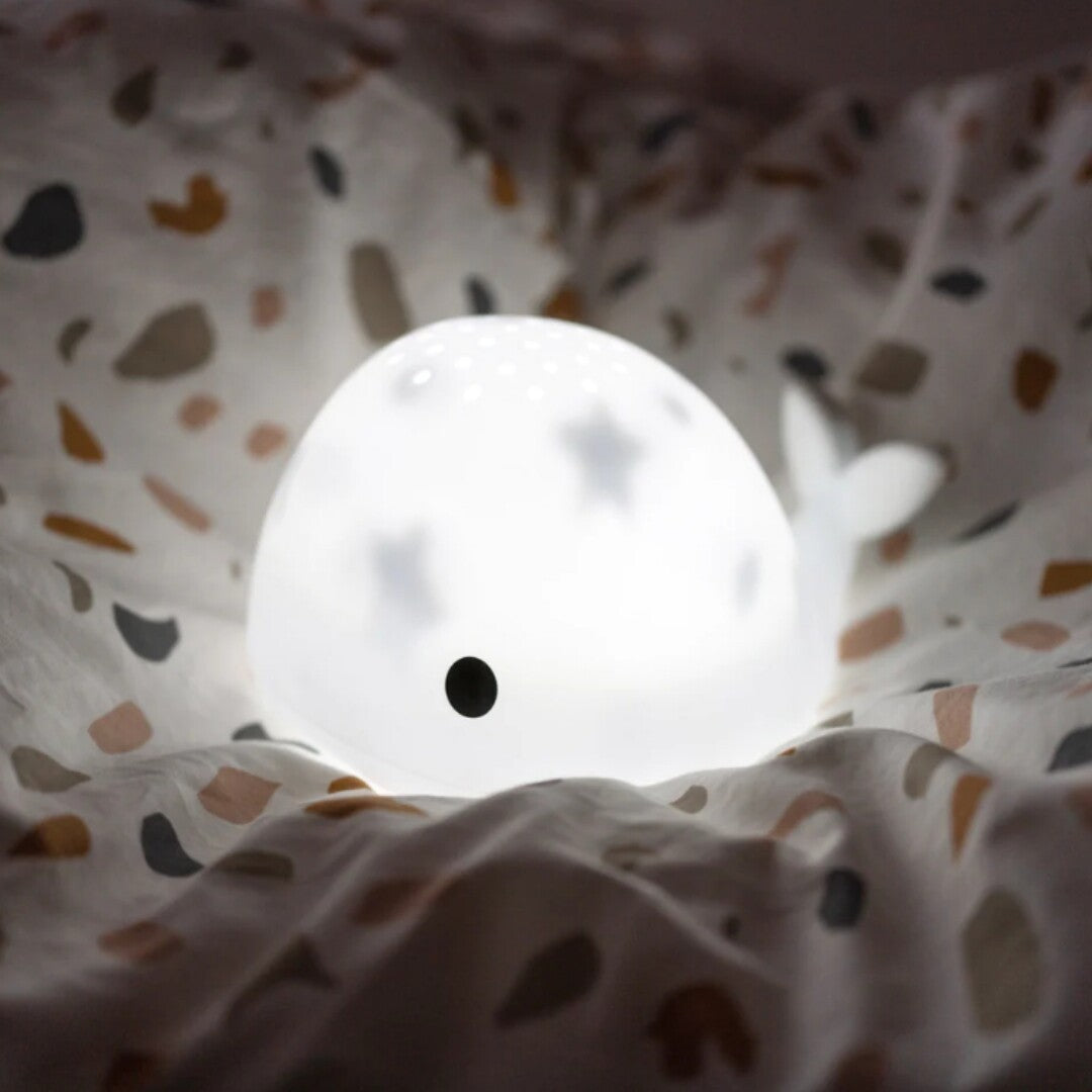 Flow amsterdam nachtlamp en lichtprojector walvis moby
