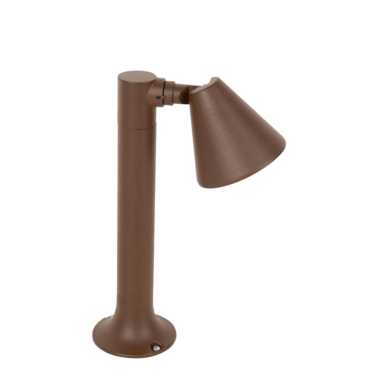 Modern buiten paaltje roestbruin 30 cm IP44 verstelbaar - Ciara