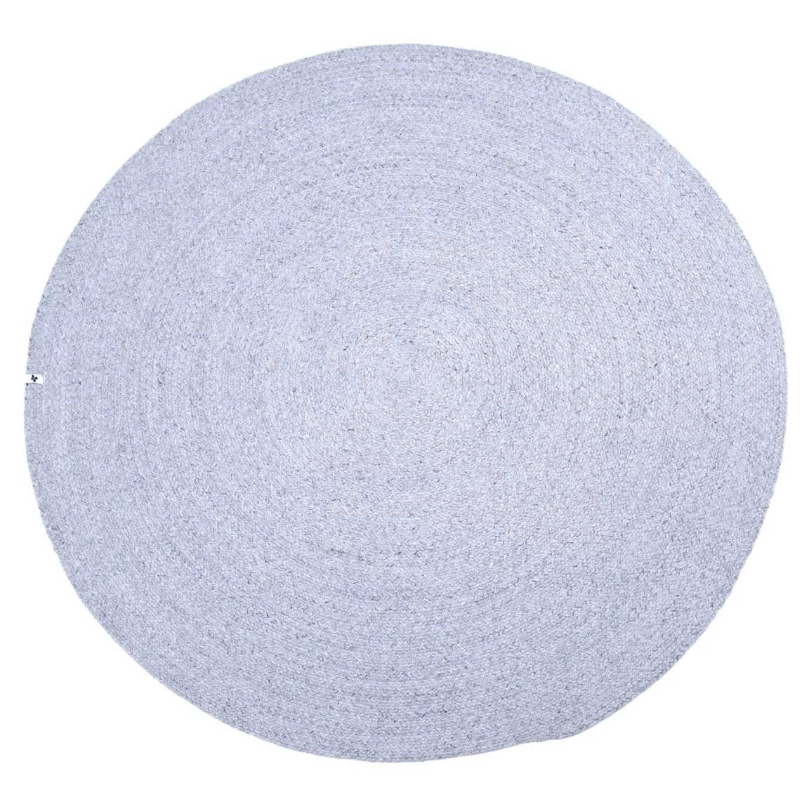 Tapis d'extérieur rond (D160 cm) Pablo Noir cendré