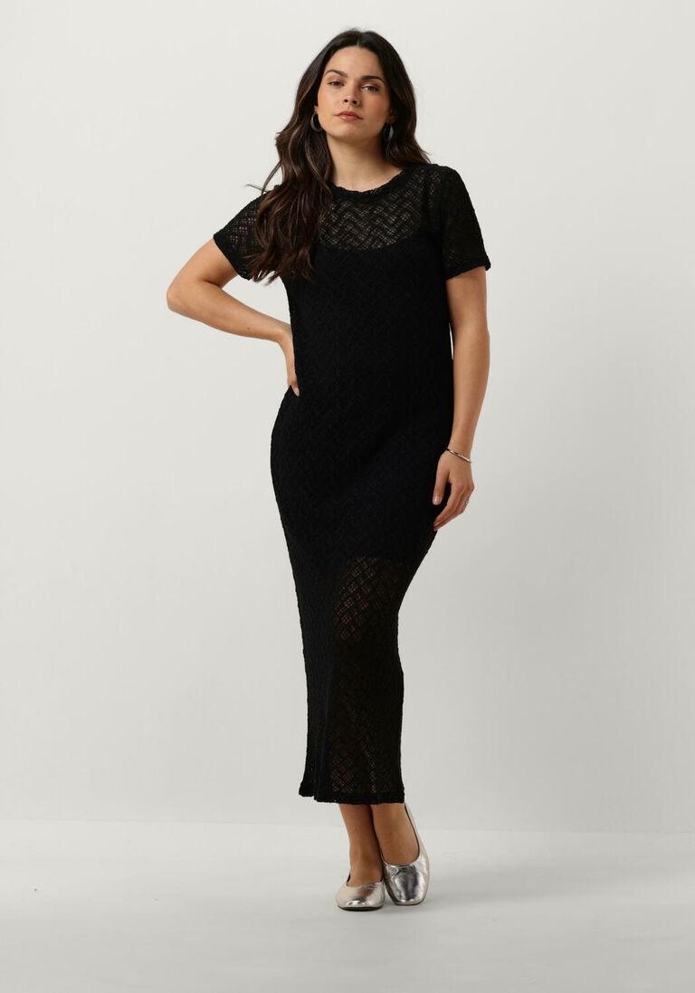 MODSTR\u00D6M zwarte modstr&ouml;m maxi jurk hendrickmd dress