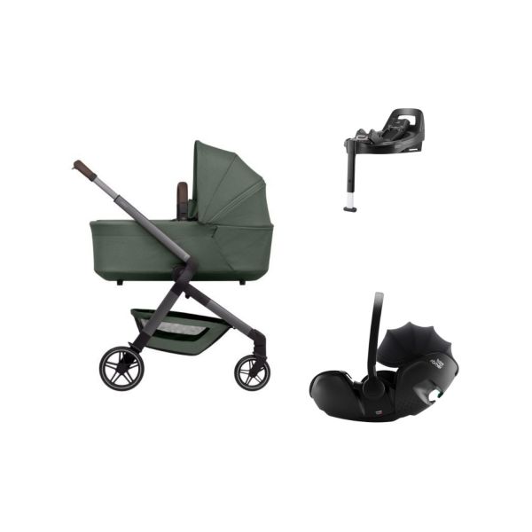 Joolz Hub 2 Kinderwagen 4-in-1 - Navy Blue | Britax Römer Baby-Safe Pro Autostoeltje | Britax Römer Vario Base 5Z