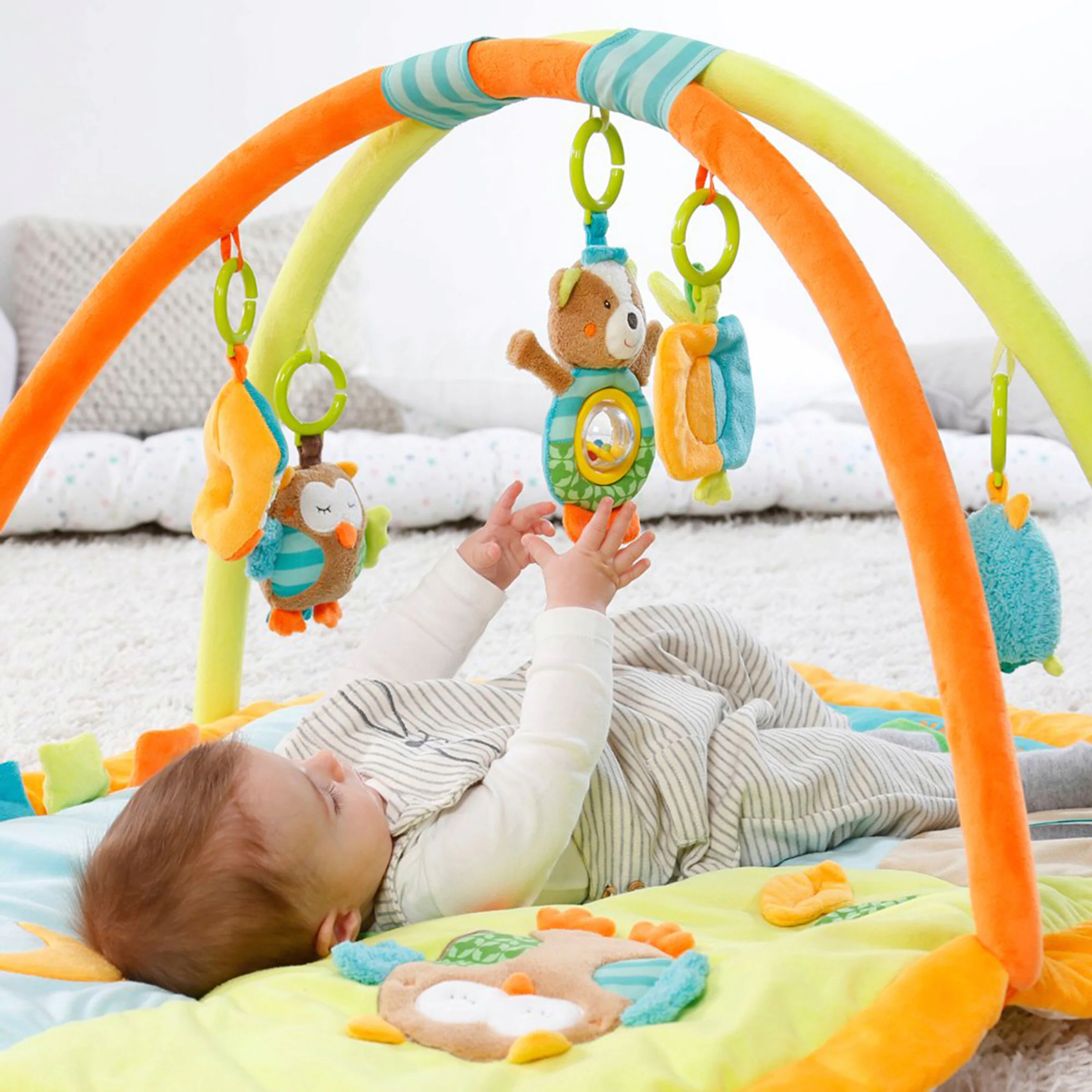 Fehn Spielbogen mit 3-D-Activity-Decke Sleeping Forest