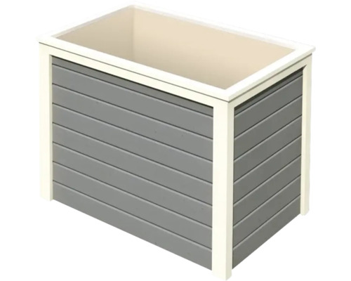 Verhoogd bed klassiek Karibu 0 98 x 65 x 62 cm terragrijs