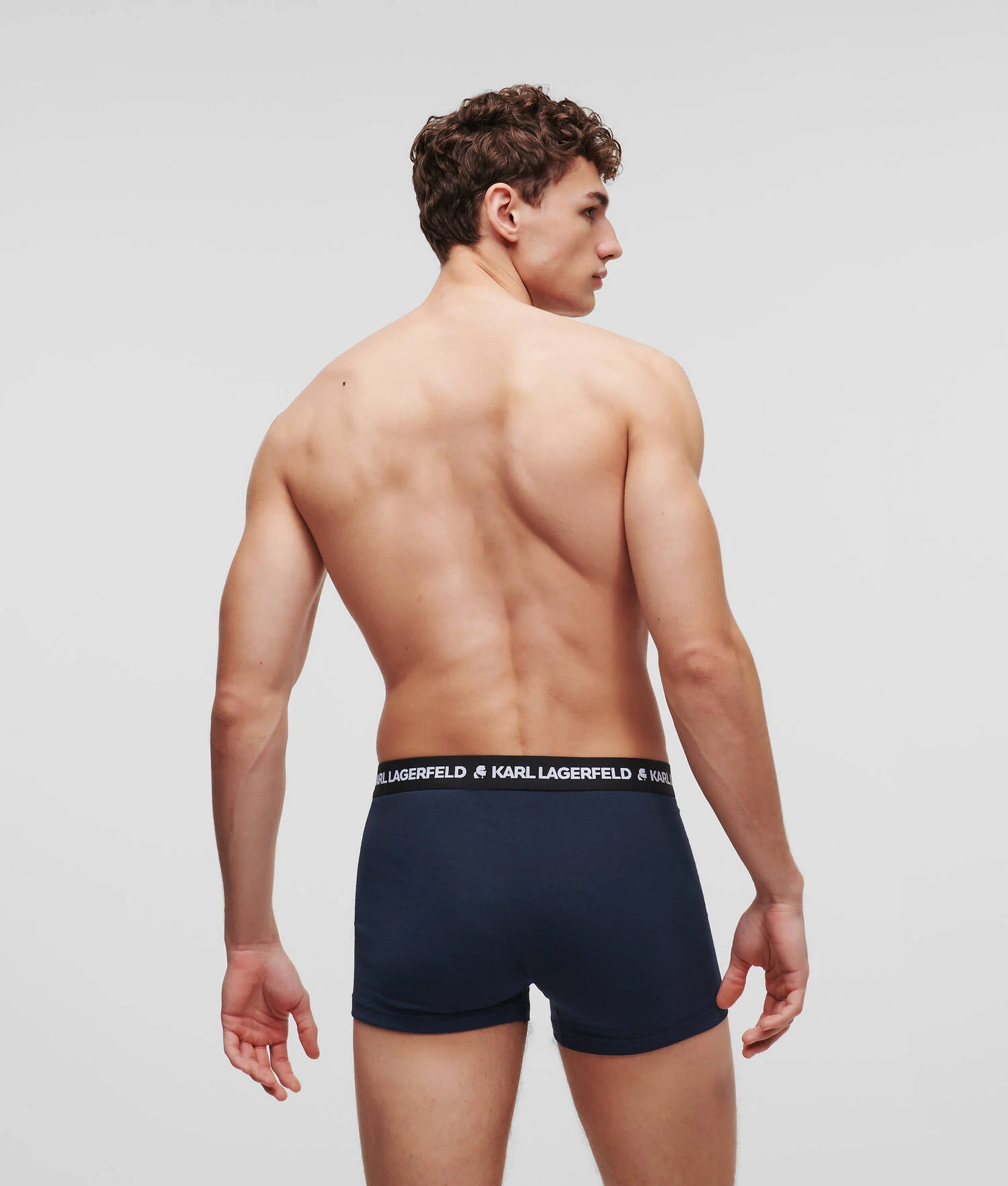 CALEÇON LOGO KARL MONOCHROME - LOT DE 3 - Marine