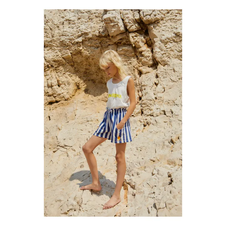 We Are Kids Débardeur Marcel Sunshine Coton Bio | Blanc