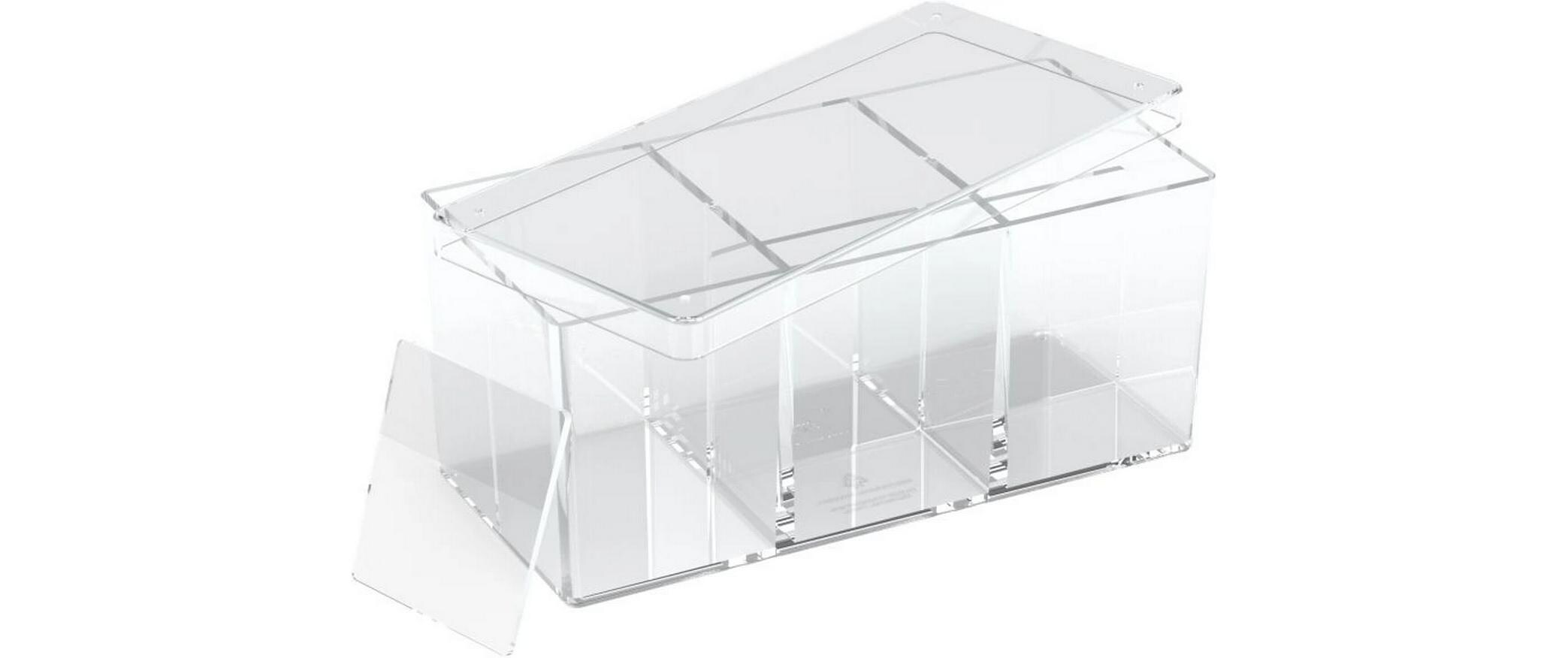 Kartenbox Stack 'n' Safe Card Box 480 TransparentHochwertige Box für Sammelkarten in Standardgrösse