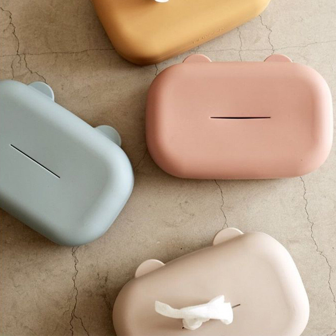 Liewood siliconen hoes babydoekjes - sandy