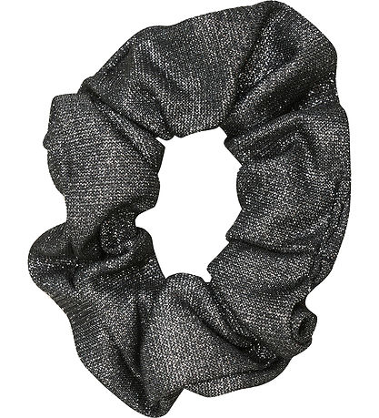 Creamie H?relastikker - Scrunchies - 2-Pak - Sort/Lilla m. Glimm