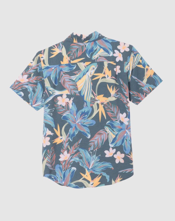 Dark Seas Ritter UVF Woven Navy