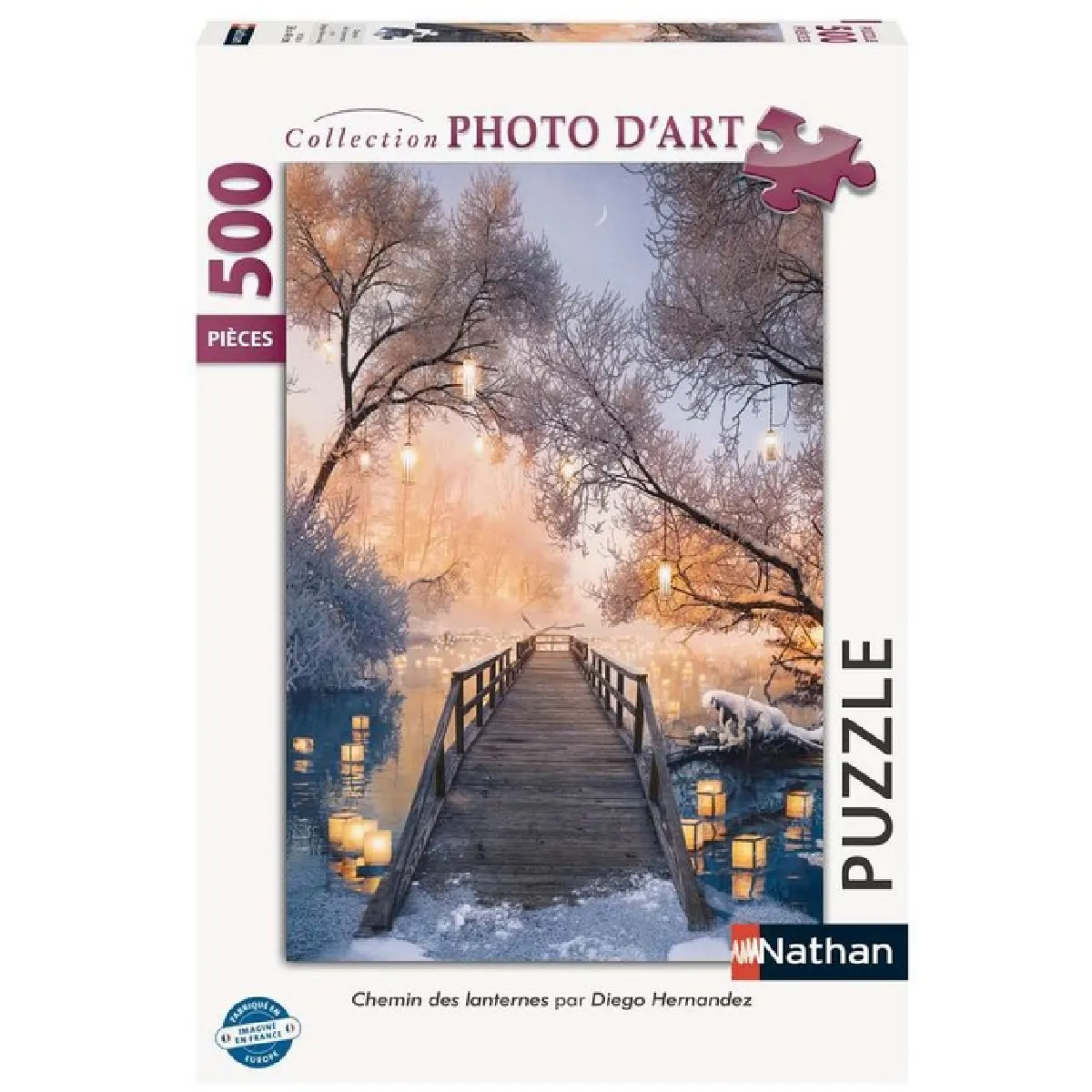 Nathan Puzzle 500 Pièces Chemin de lanternes