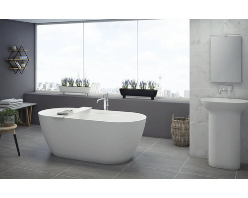 Jungborn vrijstaand bad TWO 75 x 170 cm wit glanzend