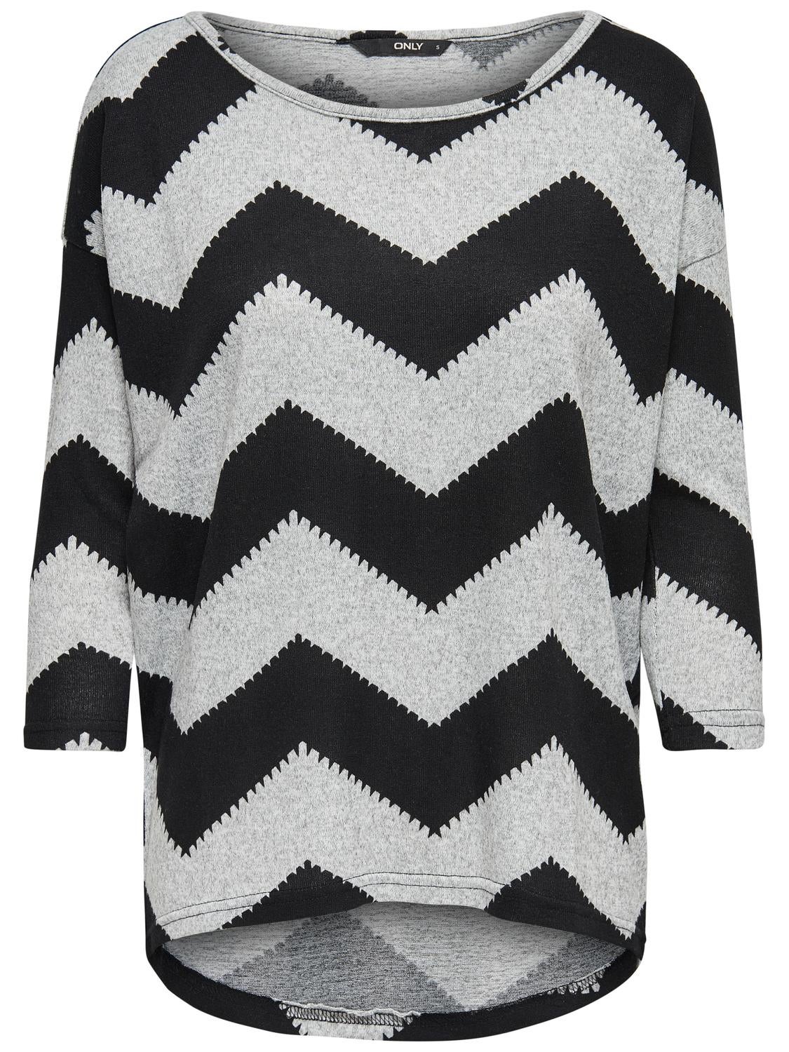 ONLELCOS Top Light Grey Melange