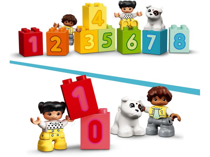 LEGO® DUPLO® Zahlenzug – Zählen lernen 10954 Zahlenzug zum Bauen, Spielen und Lernen