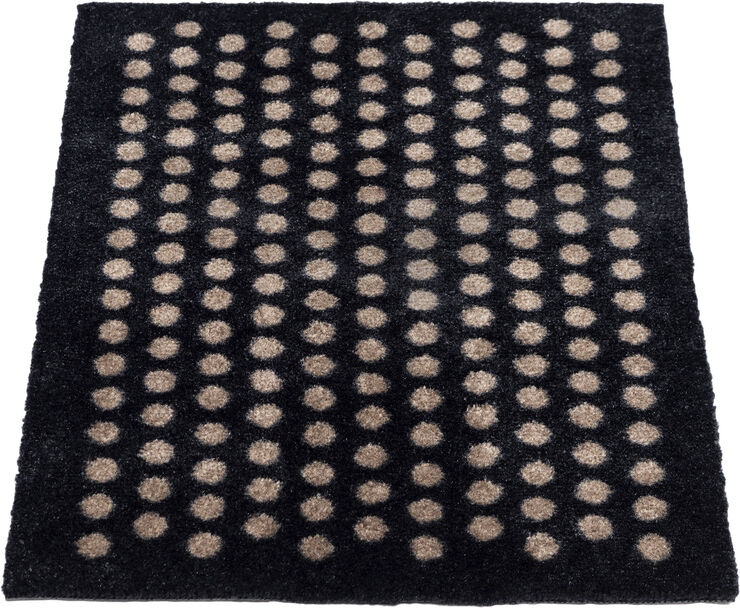 Tica Copenhagen Måtte 40x60 cm, dot sort/sand Sort/sand