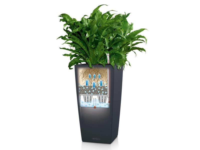 Lechuza Blumentopf Cubico Color 30 Braun Pflanzengefäss, muskat