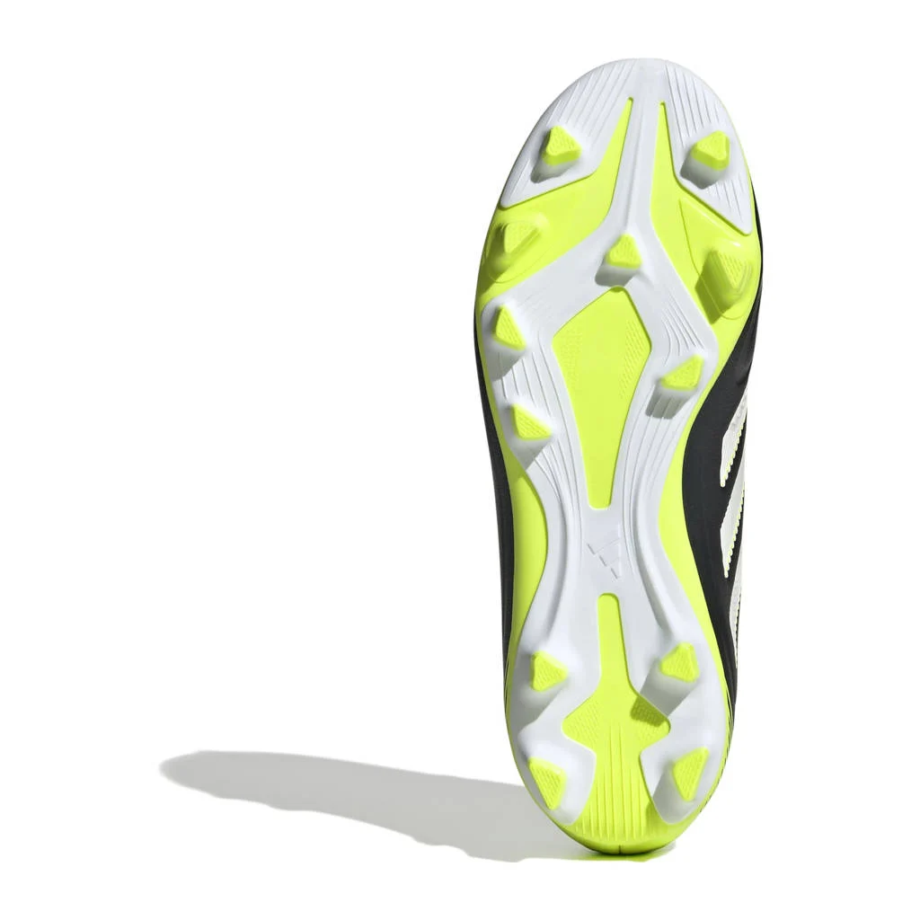 adidas Performance Copa Pure II Club FG/MGjunior voetbalschoenen zwart/wit/geel