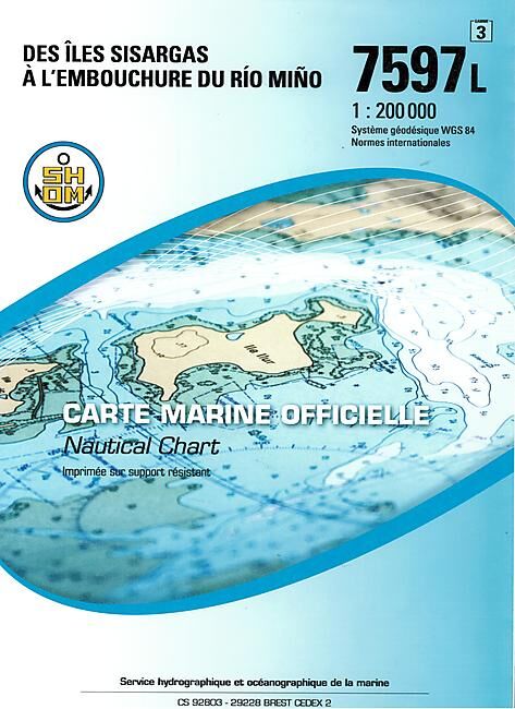 EPSHOM - 7597L DES ILES SISARGAS