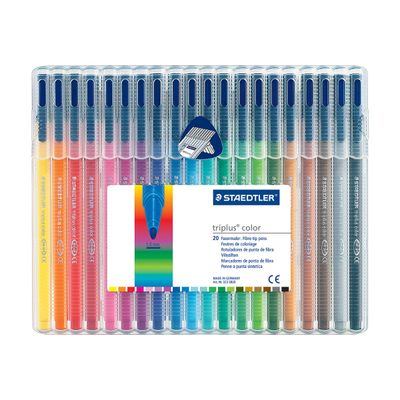 Staedtler triplus - 20 Feutres - couleurs assorties