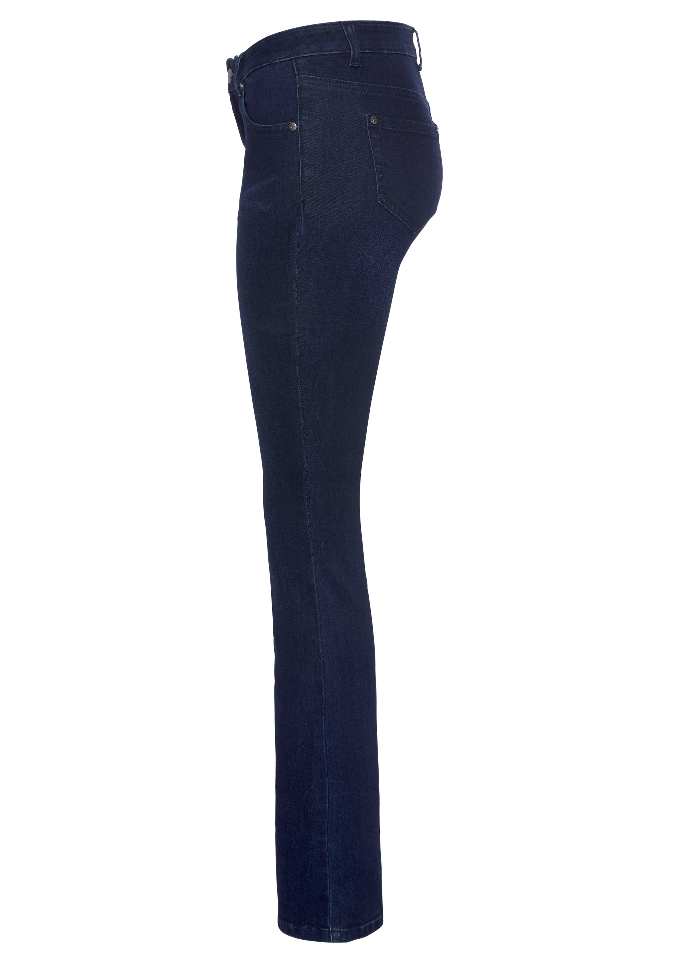 Tamaris Bootcut-Jeans , normale Leibhöhe,  Bootcut,  mit ausgestelltem Bein