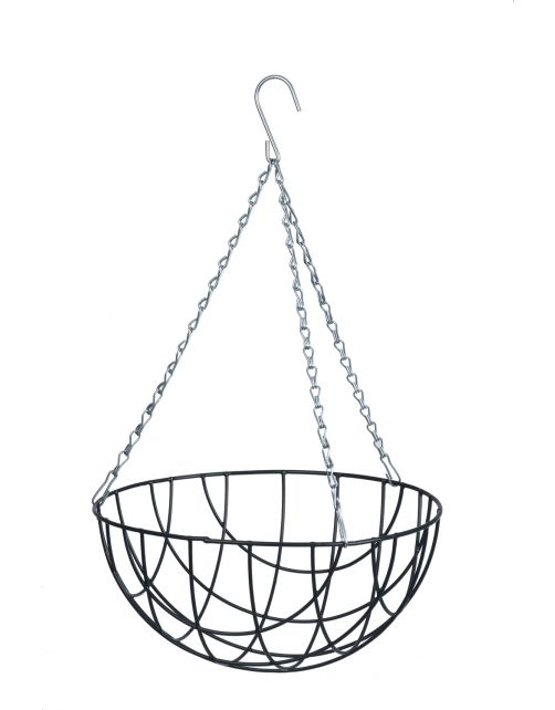 Nature Hanging Basket - Ophangen En Haken - 30x30x15.4 cm Grijs