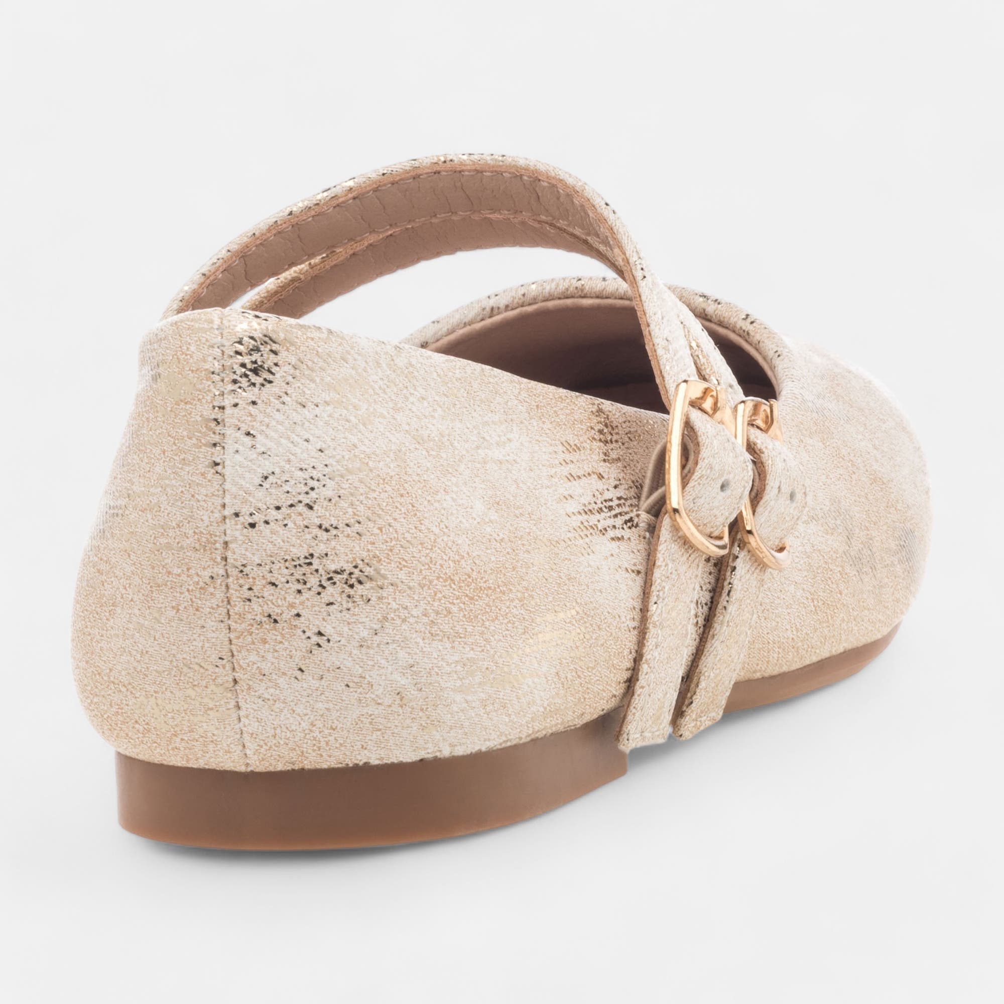 Ballerines Fille or
