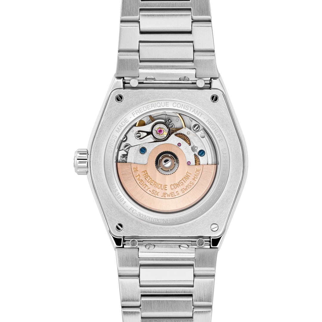 Frederique Constant Highlife Ladies Automatic Diamonds Orange