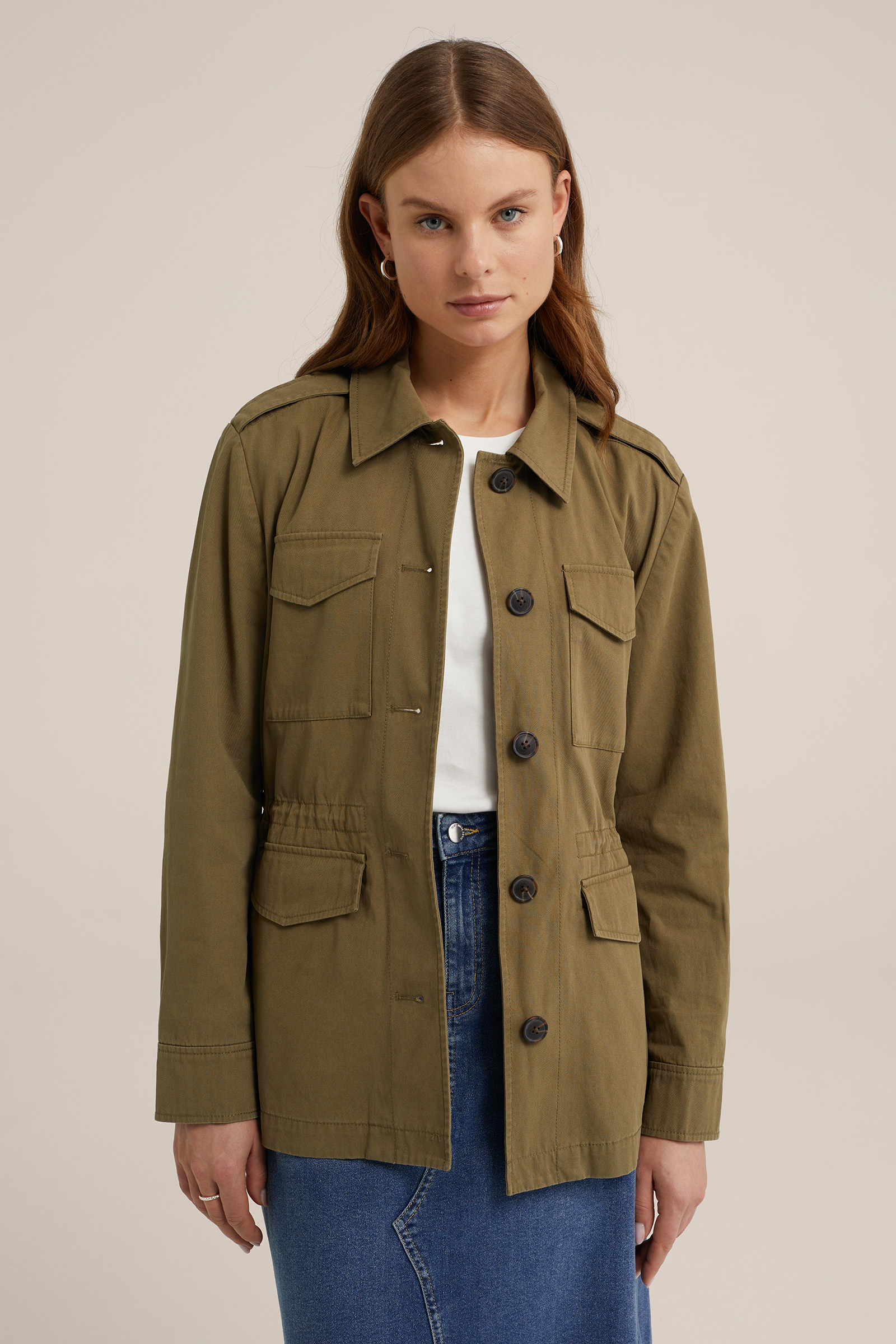 jacket WE Fashion Legergroen