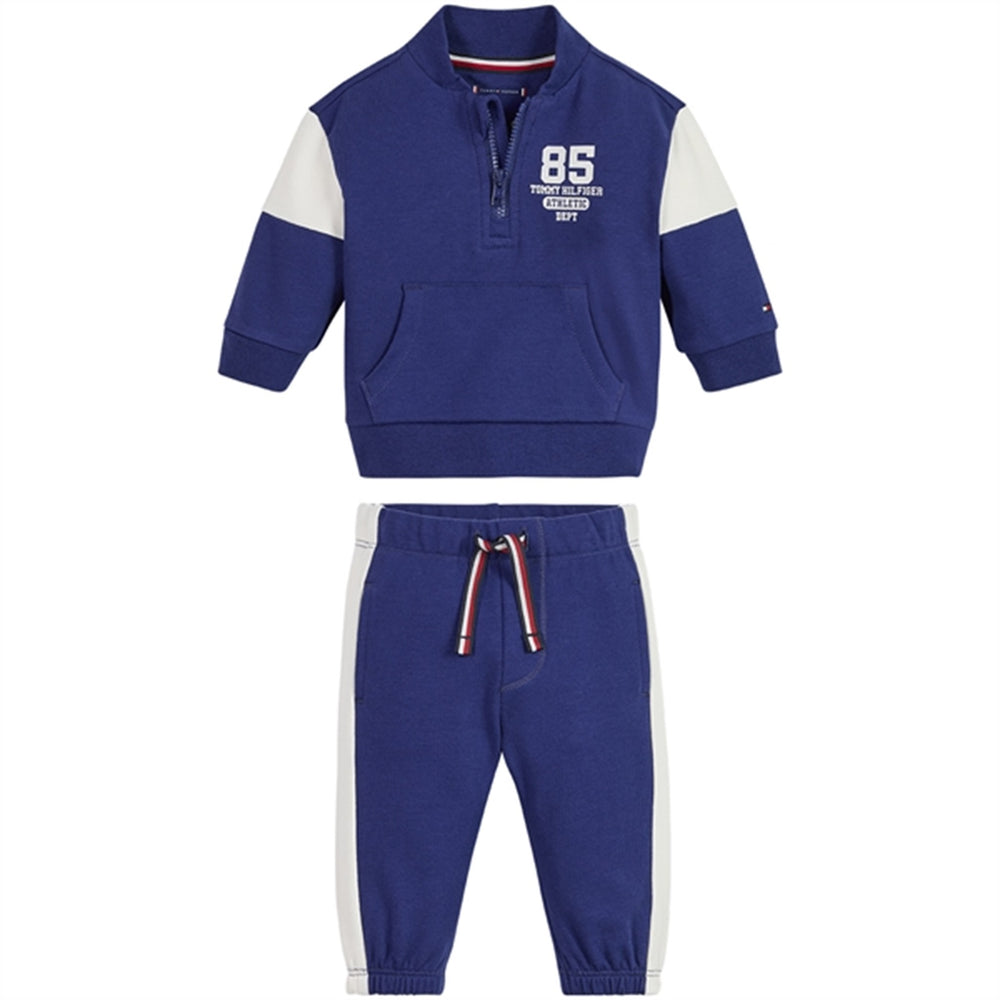 Baby Colorblock Tracksuit Pilot Blue Colorblock
