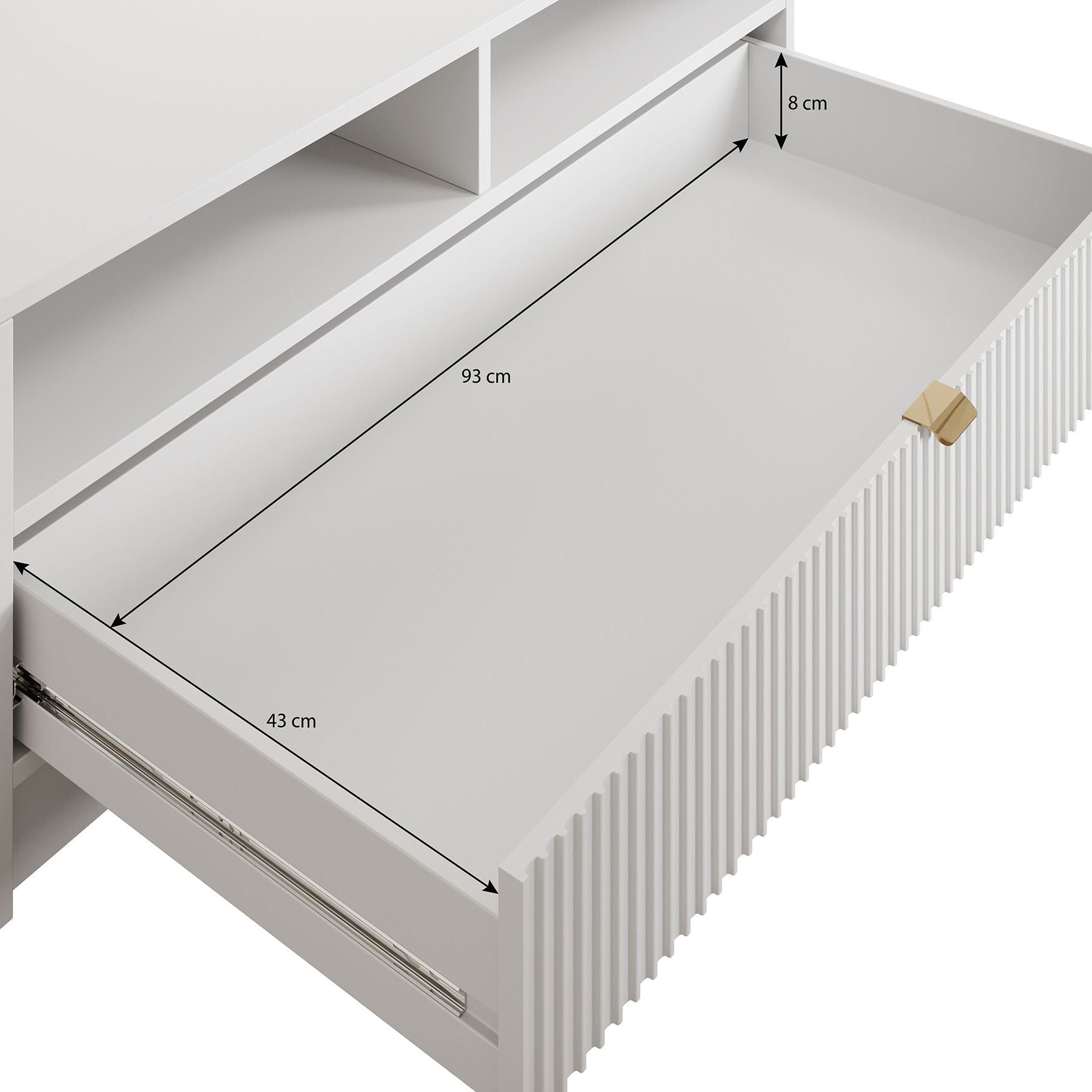 Tavares - Salontafel met lade - Zwart